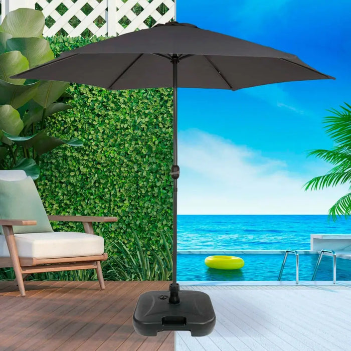 Base pour parapluie Aktive 44,5 x 12,5 x 44,5 cm Черен