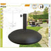 Base pour parapluie Aktive 45 x 33 x 45 cm Цимент Стомана