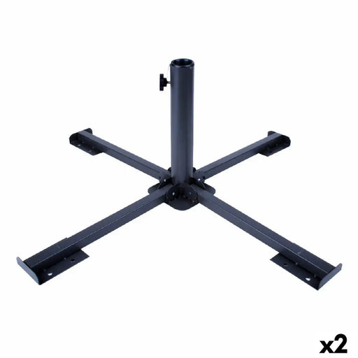 Base pour parapluie Aktive 86 x 34 x 86 cm Черен Метал (2