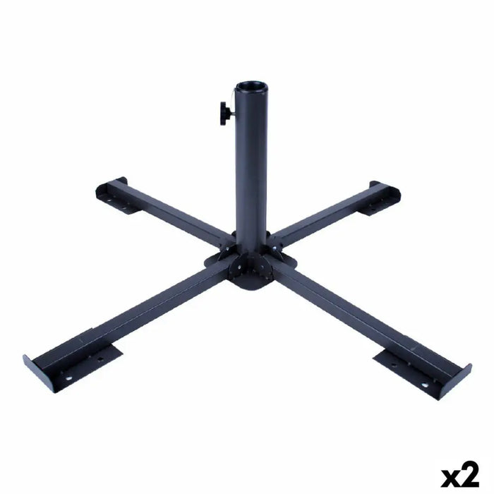 Base pour parapluie Aktive 86 x 34 x 86 cm Черен Метал (2