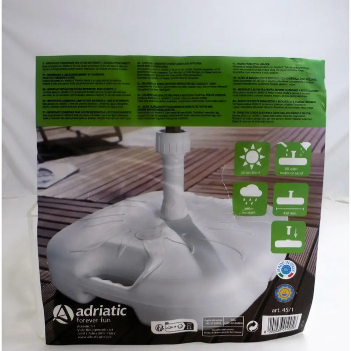 Base pour parapluie Aktive Бял Ø 32 mm Ø 20 mm 45 x 29 x 45