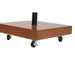 Base pour parapluie DKD Home Decor Естествен Черен Метал