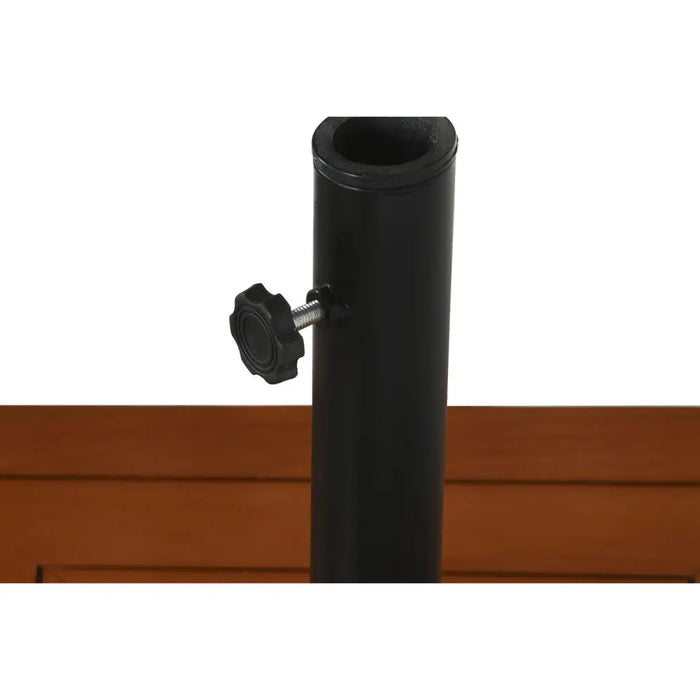 Base pour parapluie DKD Home Decor Естествен Черен Метал