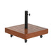 Base pour parapluie DKD Home Decor Естествен Черен Метал