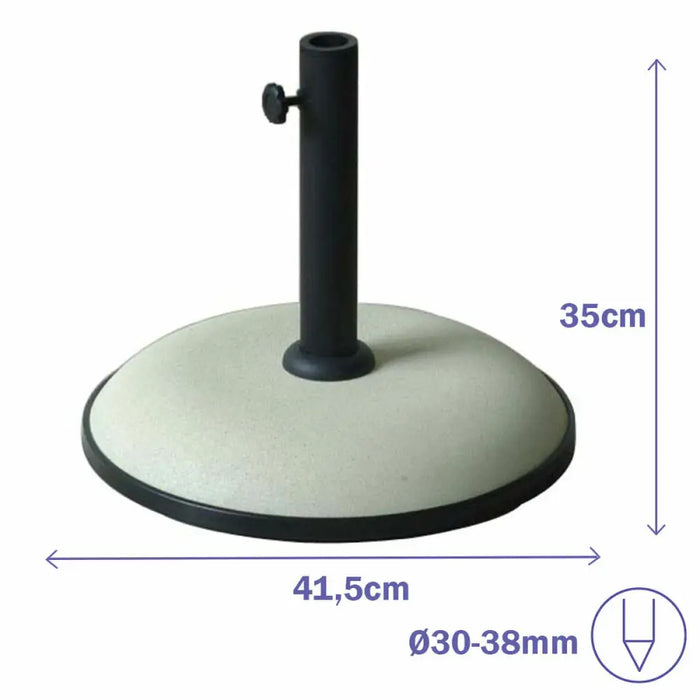 Base pour parapluie Marbueno Бял Кръгъл