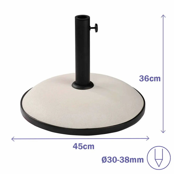 Base pour parapluie Marbueno Бял 45 x 36 x 45 cm Кръгъл
