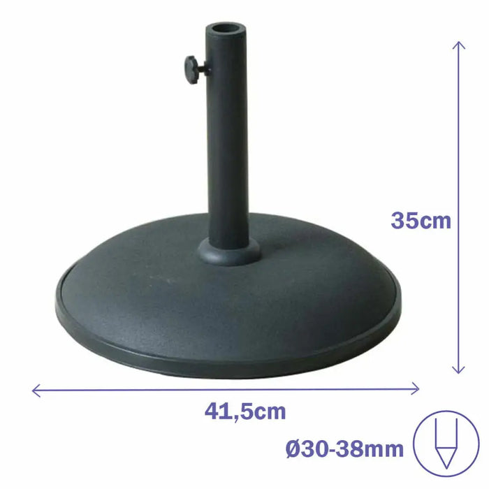 Base pour parapluie Marbueno Черен Кръгъл