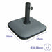 Base pour parapluie Marbueno Сив 35 x 5 x 35 cm Квадратек