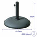 Base pour parapluie Marbueno Сив Кръгъл