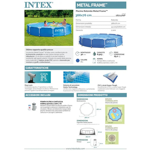 БАСЕЙН Ф366X76CM INTEX 28212NP