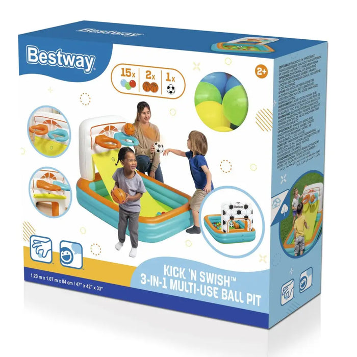 Басейн от Топки Bestway Kick N’Swish 120 x 107 x 84 cm