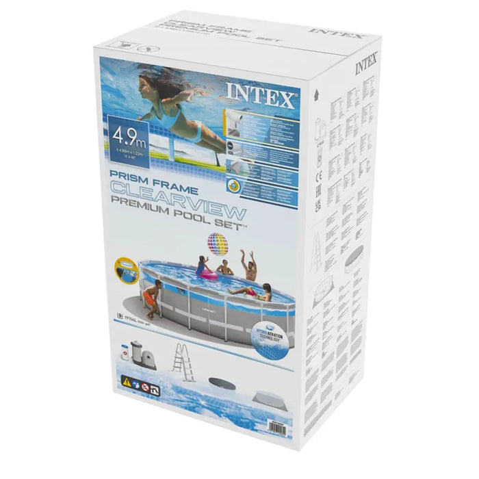 БАСЕЙН Ф488X122CM CLEARVIEW INTEX 26730NP