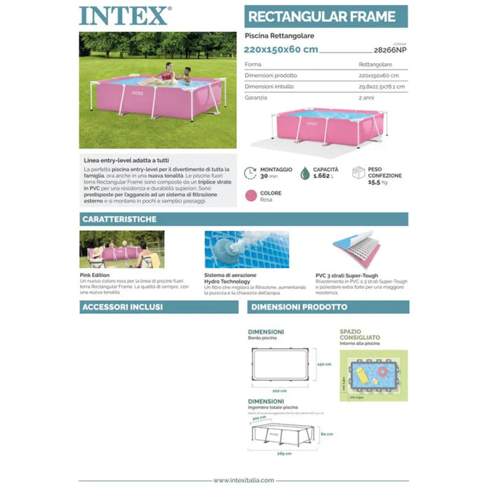 БАСЕЙН 220X150X60CM INTEX 28266NP