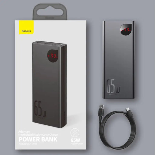 Baseus Adaman Преносима батерия Powerbank 2x USB / 1x USB