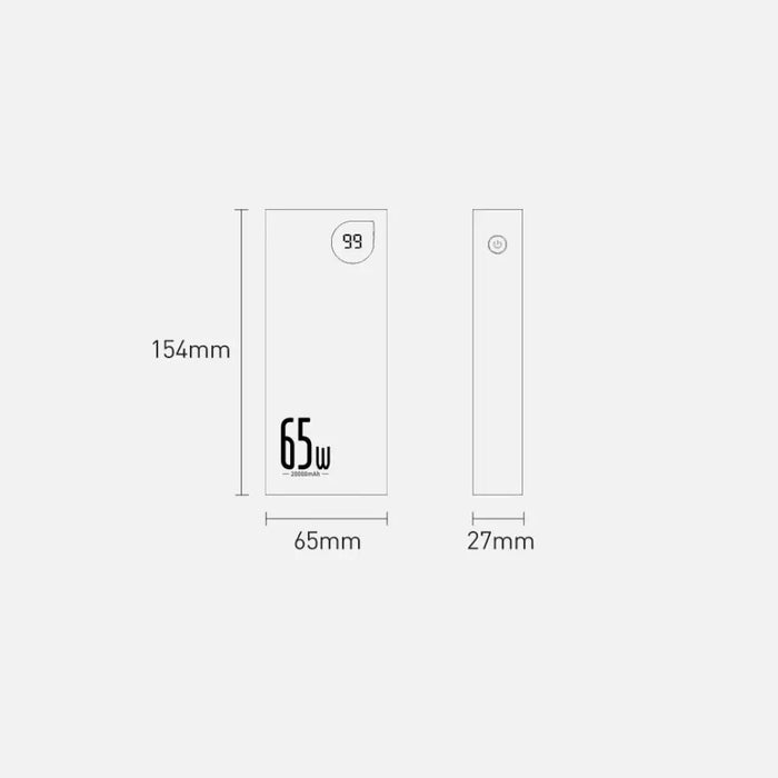 Baseus Adaman Преносима батерия Powerbank 2x USB / 1x USB