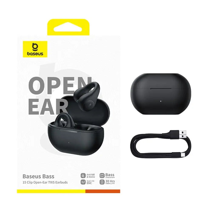 Baseus Bass 15 Clip Open Ear Headset True Wireless Stereo
