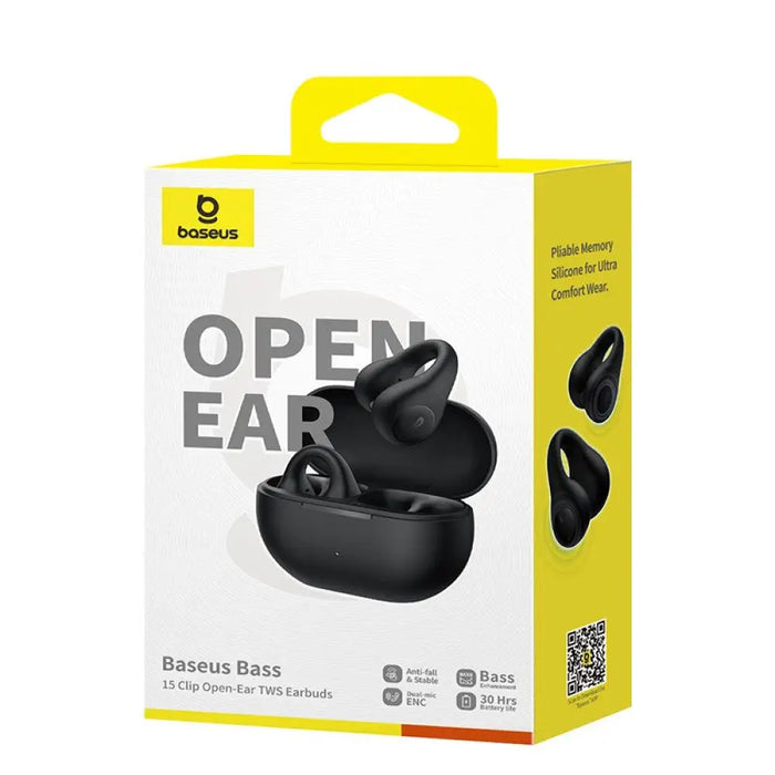 Baseus Bass 15 Clip Open Ear Headset True Wireless Stereo