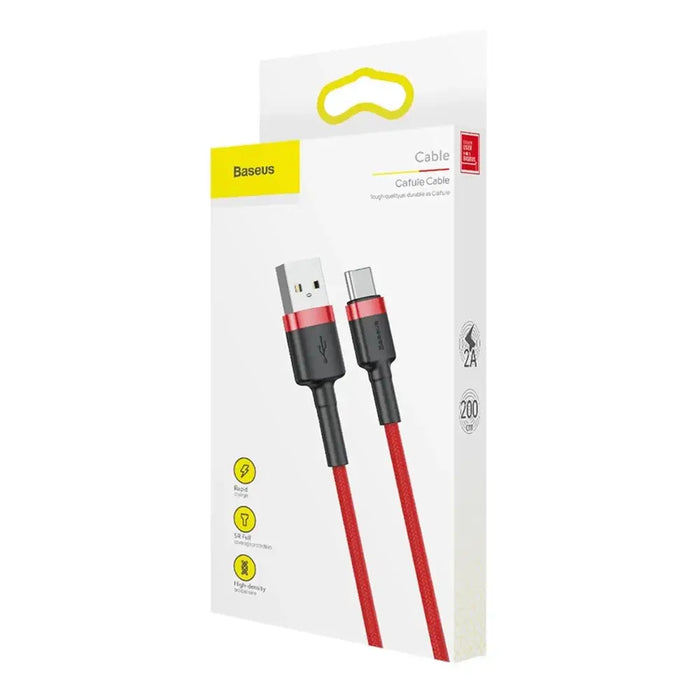 Baseus Cafule Cable издръжлив найлонов кабел USB / USB-C