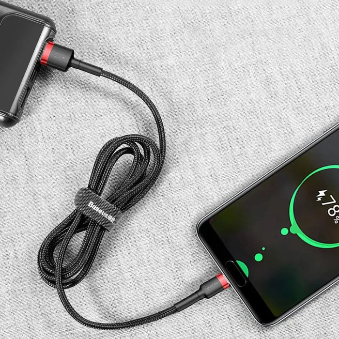 Baseus Cafule Cable издръжлив найлонов кабел USB / USB-C