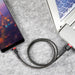 Baseus Cafule Cable издръжлив найлонов кабел USB / USB-C