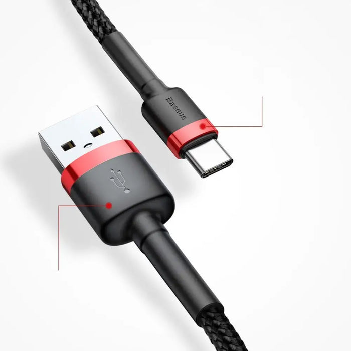 Baseus Cafule Cable издръжлив найлонов кабел USB / USB-C