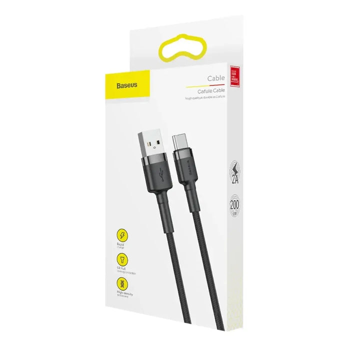 Baseus Cafule Cable издръжлив найлонов кабел USB / USB-C