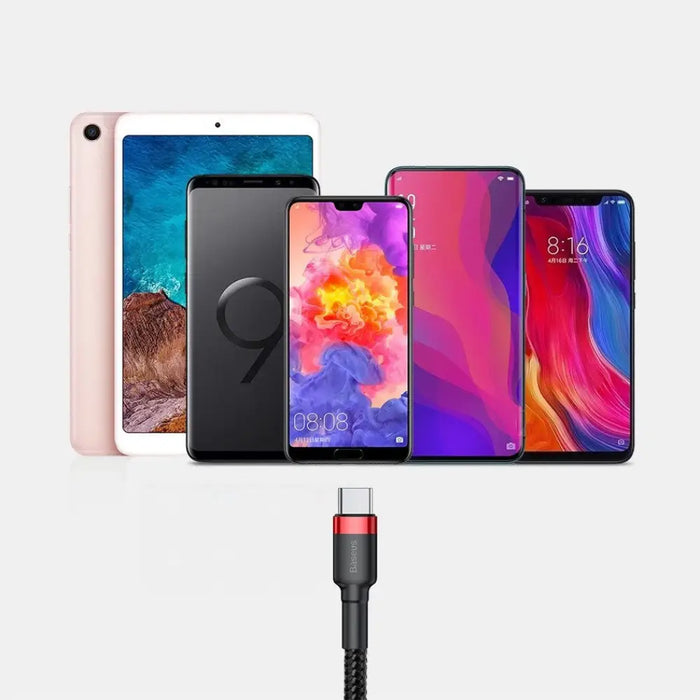 Baseus Cafule Cable издръжлив найлонов кабел USB / USB-C