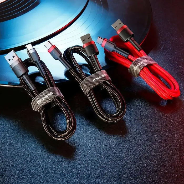 Baseus Cafule Cable издръжлив найлонов кабел USB / USB-C