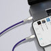 Baseus Cafule Series USB-C кабел за Lightning 20W 2m (лилав)