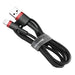Baseus Cafule USB-A / Lightning 2A QC 3.0 кабел 3 м - черен