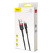 Baseus Cafule USB-A / Lightning 2A QC 3.0 кабел 3 м - черен