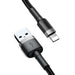 Baseus Cafule USB-A / Lightning 2A QC 3.0 кабел 3 м - черен