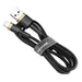 Baseus Cafule USB-A / Lightning 2A QC 3.0 кабел 3 м - черен