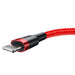 Baseus Cafule USB-A / Lightning 2A QC 3.0 кабел 3 м - червен