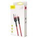 Baseus Cafule USB-A / Lightning 2A QC 3.0 кабел 3 м - червен