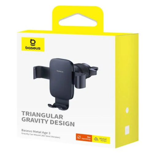 Baseus Car Mount Metal Age III Gravity (Air Vent Version)