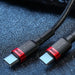Baseus CATKLF-AL91 USB-C - USB-C PD QC кабел 100W 5A