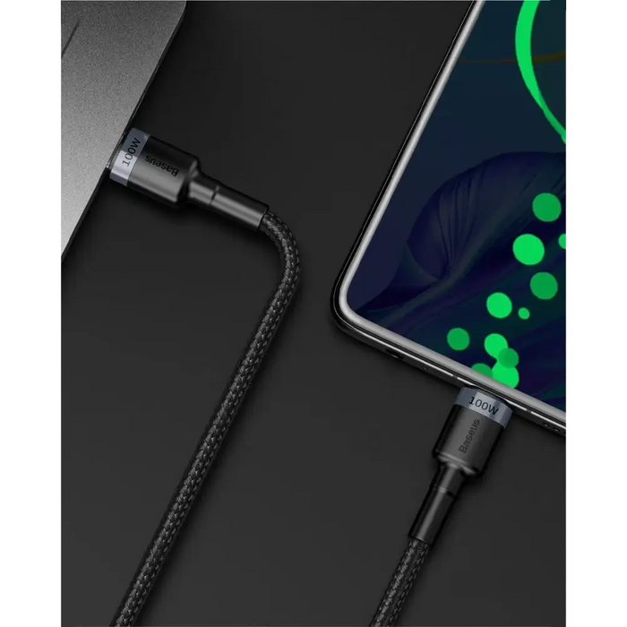Baseus CATKLF-AL91 USB-C - USB-C PD QC кабел 100W 5A