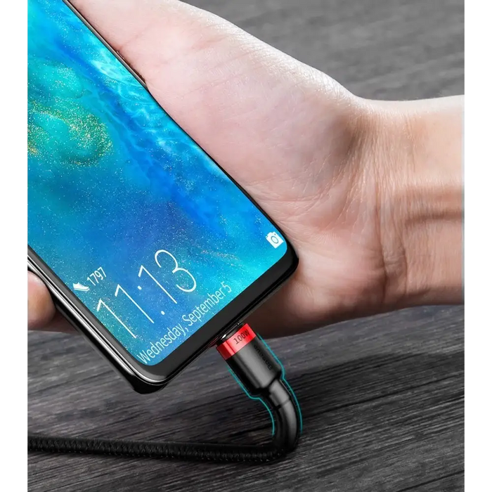 Baseus CATKLF-AL91 USB-C - USB-C PD QC кабел 100W 5A