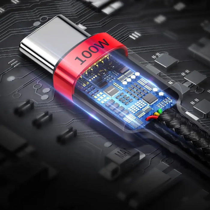Baseus CATKLF-ALG1 USB-C - USB-C PD QC кабел 100W 5A 2m