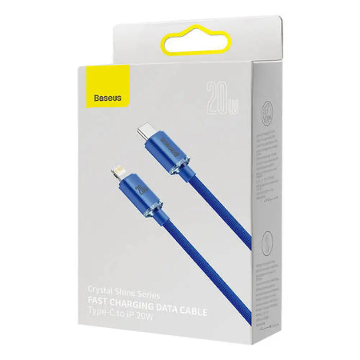 Baseus Crystal Shine кабел USB-C към Lightning 20W PD 2m