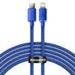 Baseus Crystal Shine кабел USB-C към Lightning 20W PD 2m