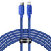Baseus Crystal Shine кабел USB-C към Lightning 20W PD 2m