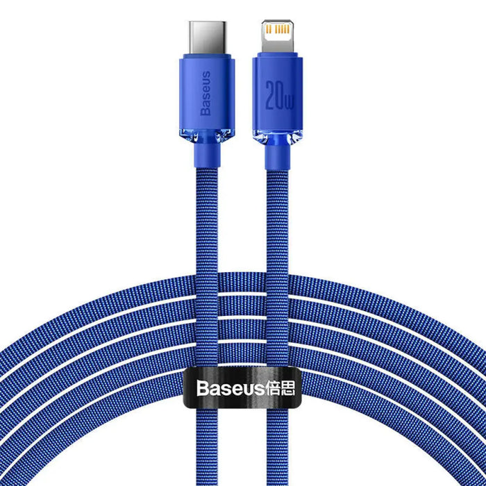 Baseus Crystal Shine кабел USB-C към Lightning 20W PD 2m