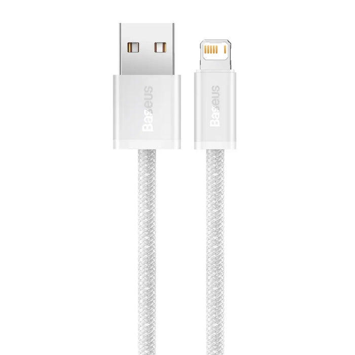 Baseus Dynamic кабел USB към Lightning 2.4A 2m (бял)