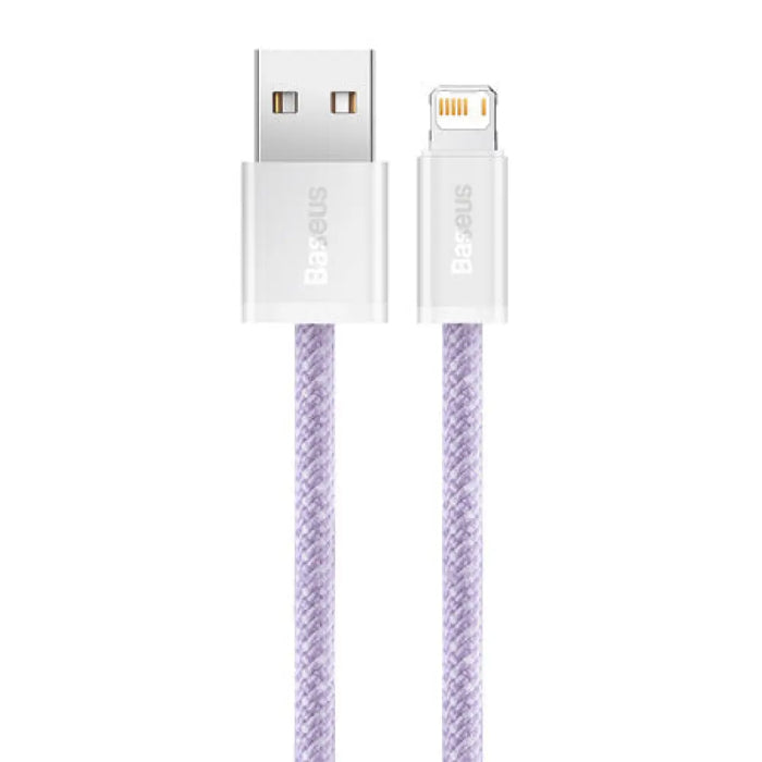 Baseus Dynamic кабел USB към Lightning 2.4A 2m (лилав)