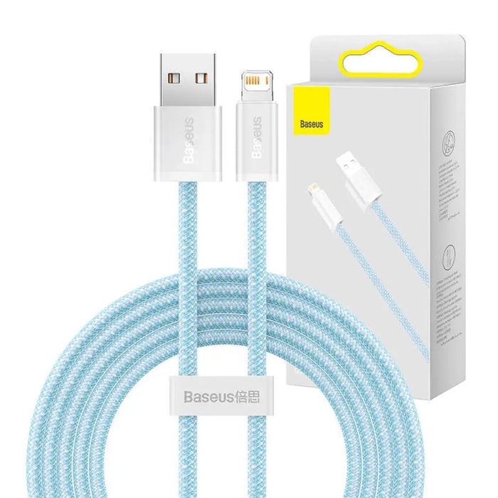 Baseus Dynamic кабел USB към Lightning 2.4A 2m (син)
