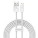 Baseus Dynamic кабел USB към Lightning 2.4A 2m (бял)