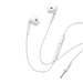 Baseus Encok HZ19 White кабелни слушалки за поставяне