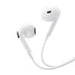 Baseus Encok HZ19 White кабелни слушалки за поставяне
